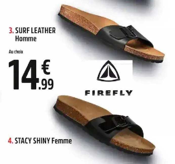 Surf Leather Homme, Stacy Shiny Femme Firefly