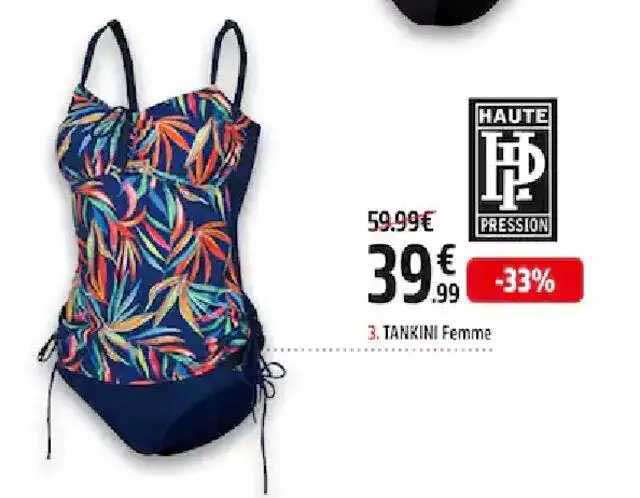 Tankini Femme Haute Pression