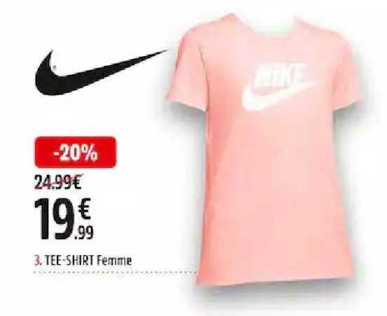 tee-shirt femme nike