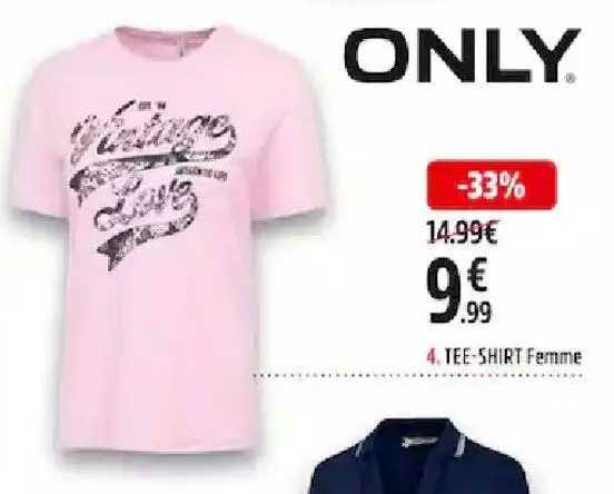 tee-shirt femme only