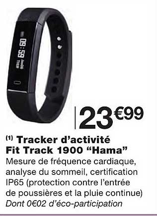 tracker d'activité fit track 1900 "hama"