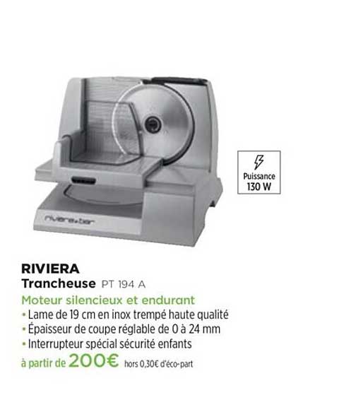 Trancheuse Riviera Pt 194 A