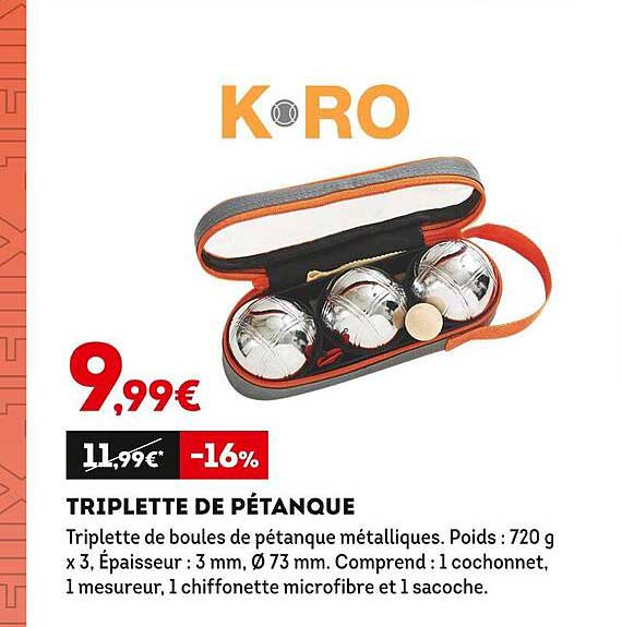 Triplette De Pétanque