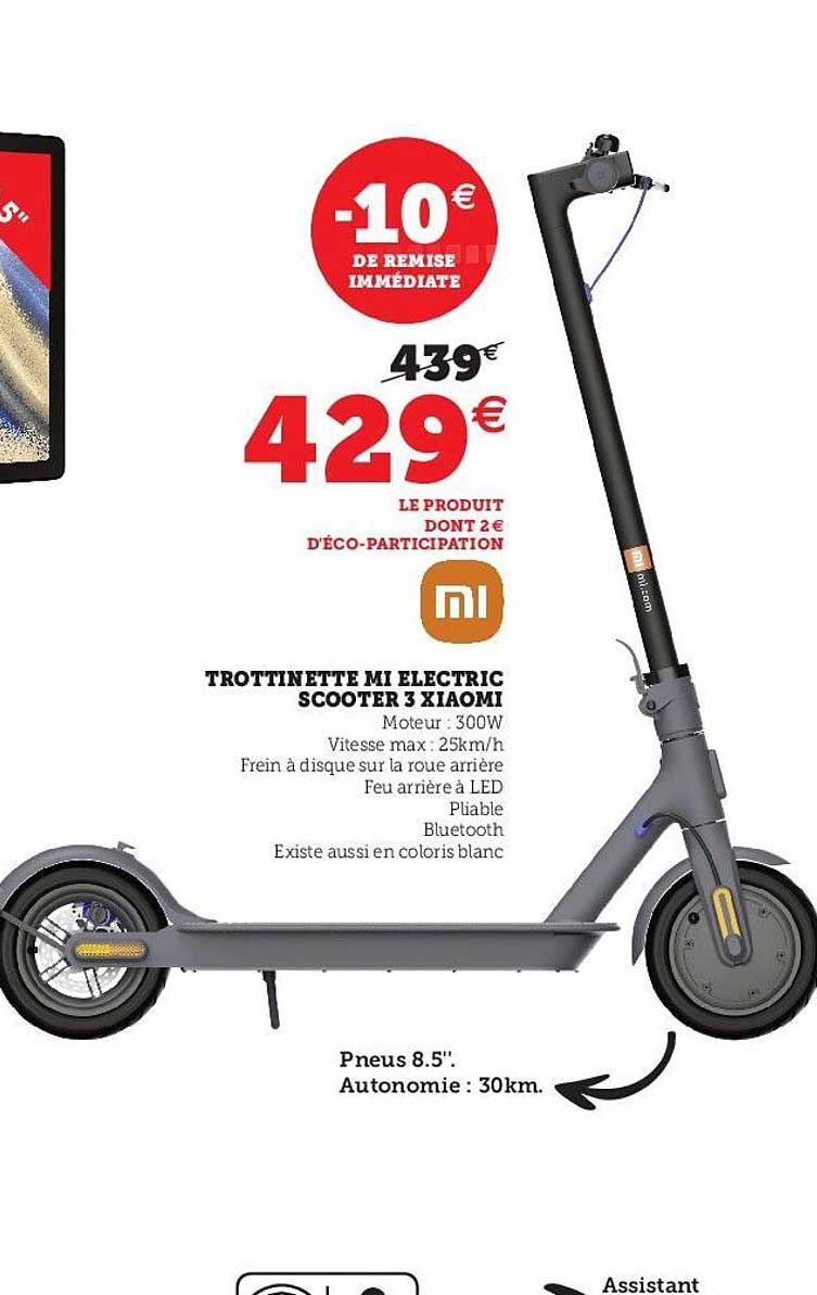 trottinette mi electric scooter 3 xiaomi