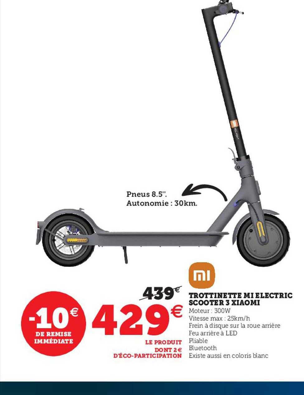 trottinette mi electric scooter 3 xiaomi