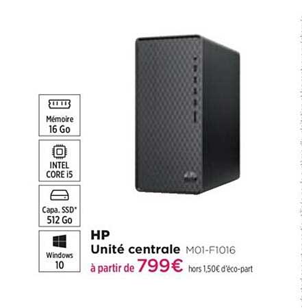 unité central m01-f1016 hp