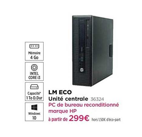 unité centrale lm eco 36324