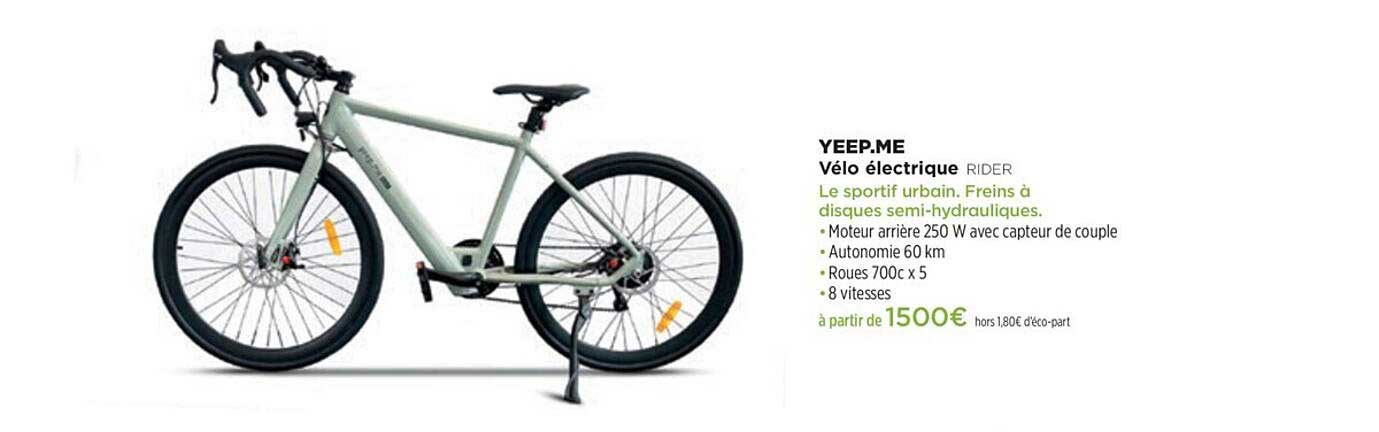 vélo électrique yeep.me rider