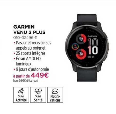 venu 2 plus garmin 010-02496-11