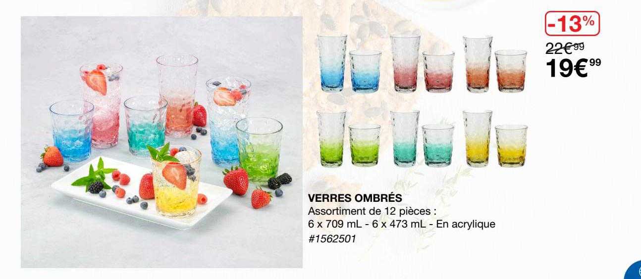 verres ombrés