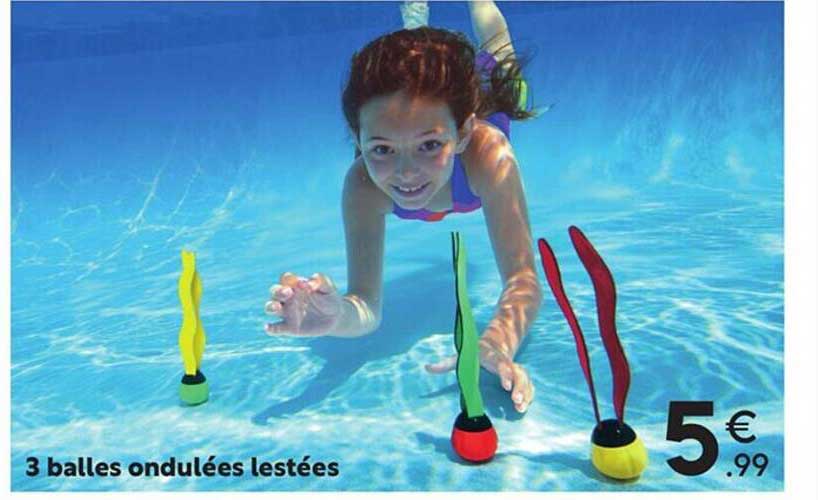 3 balles ondulées lestées