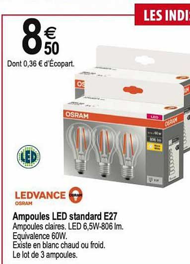 Ampoules Led Standard E27 Osram