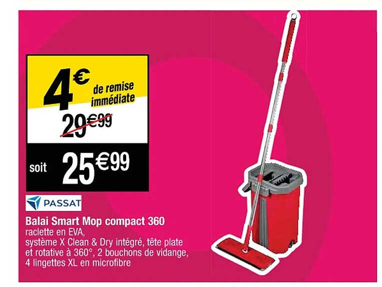 balai smart mop compact 360 passat