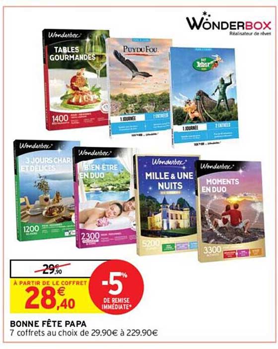 bonne fête papa wonderbox