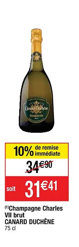 champagne charles VII brut canard duchêne