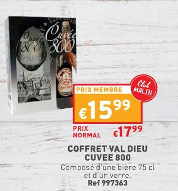 coffret val dieu cuvée 800