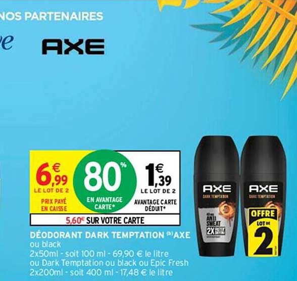 déodorant dark temptation axe