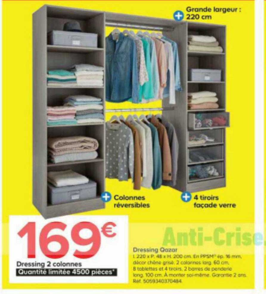 dressing 2 colonnes qazar