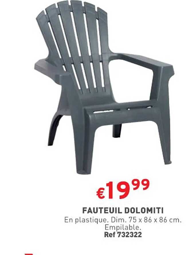 fauteuil dolomiti