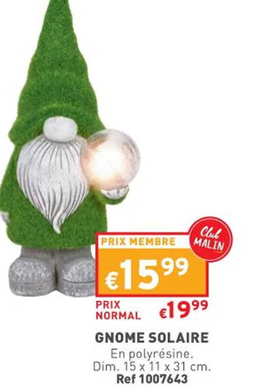 gnome solaire