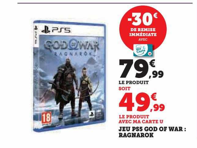 jeu ps5 god of war : ragnarok