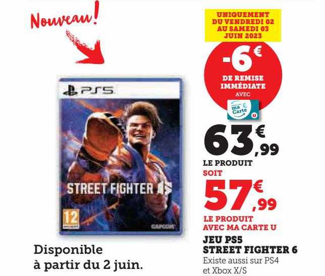 jeu ps5 street fighter 6