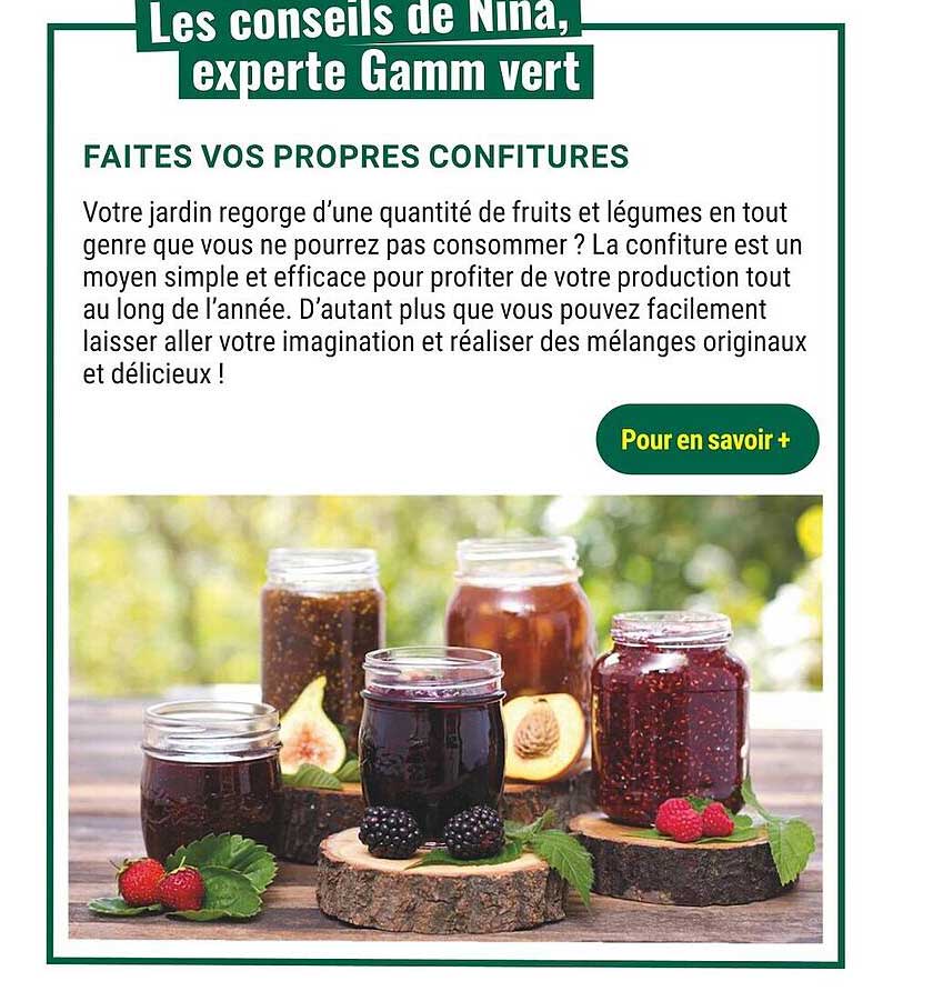 les conseils de nina, experte gamm vert