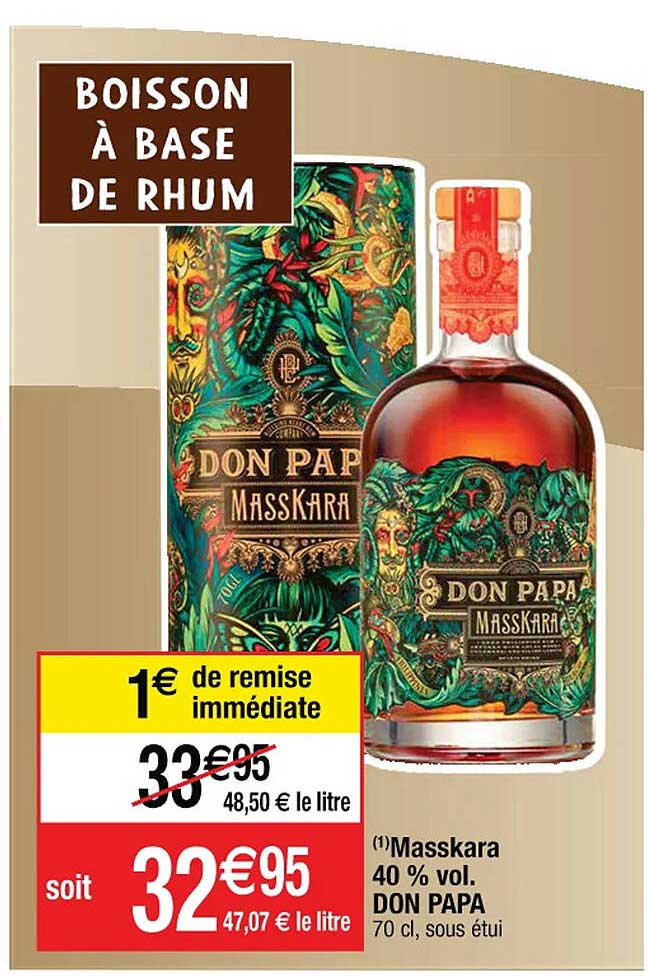 masskara 40% vol. don papa