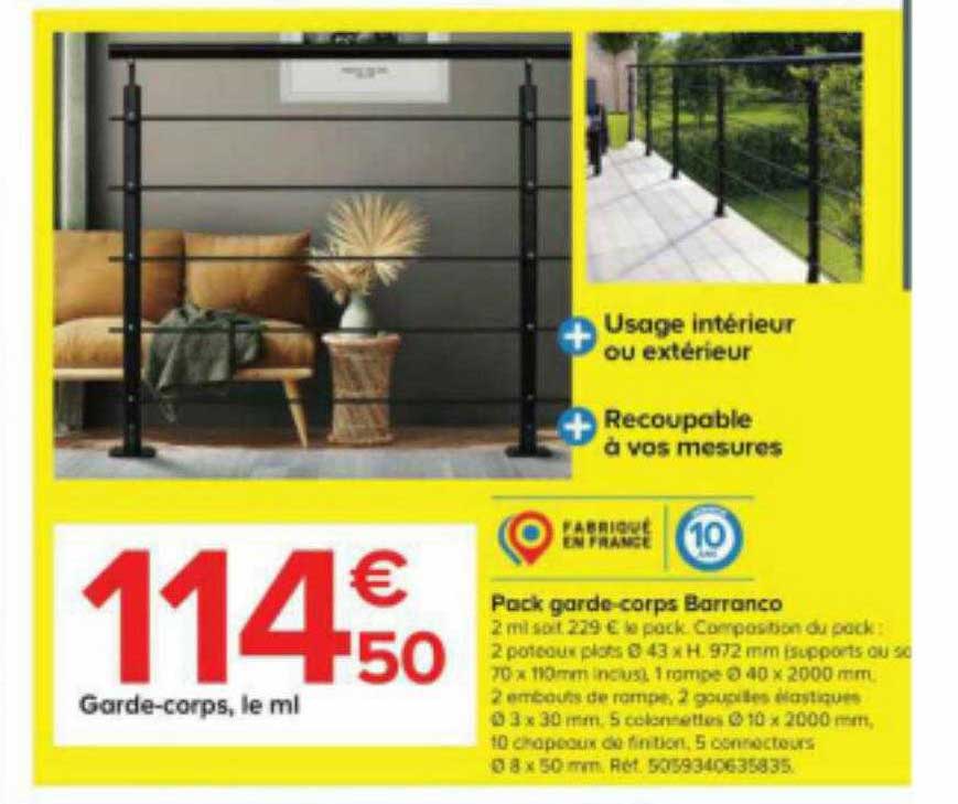 pack garde-corps barranco