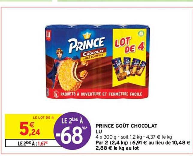 Prince Goûte Chocolat Lu