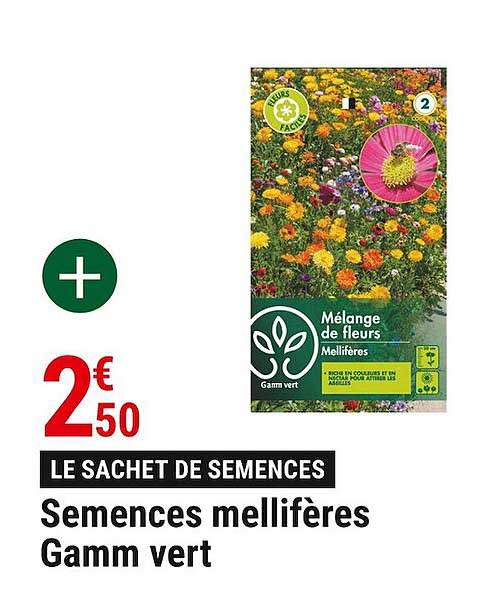semences mellifères gamm vert