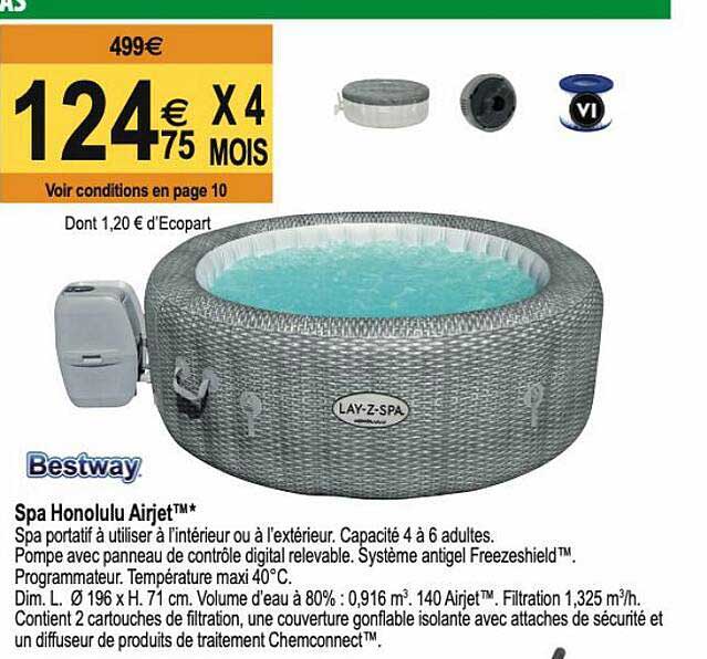 spa honolulu airjet bestway