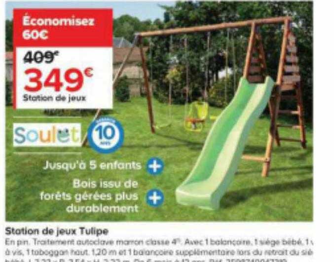 Station De Jeux Tulipe