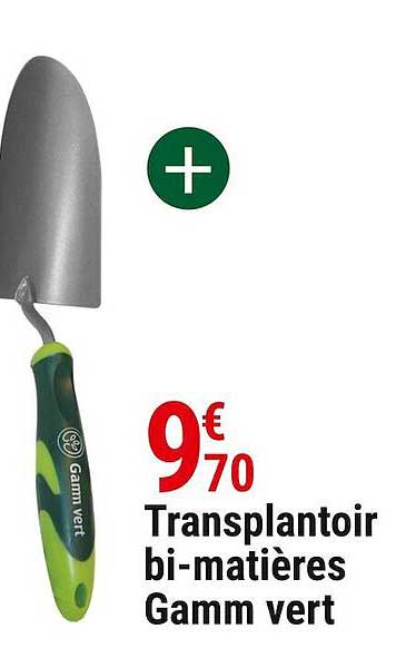 transplantoir bi-matières gamm vert