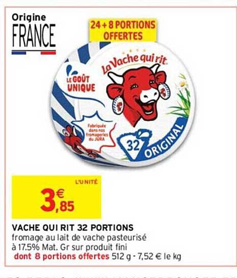 vache qui rit 32 portions