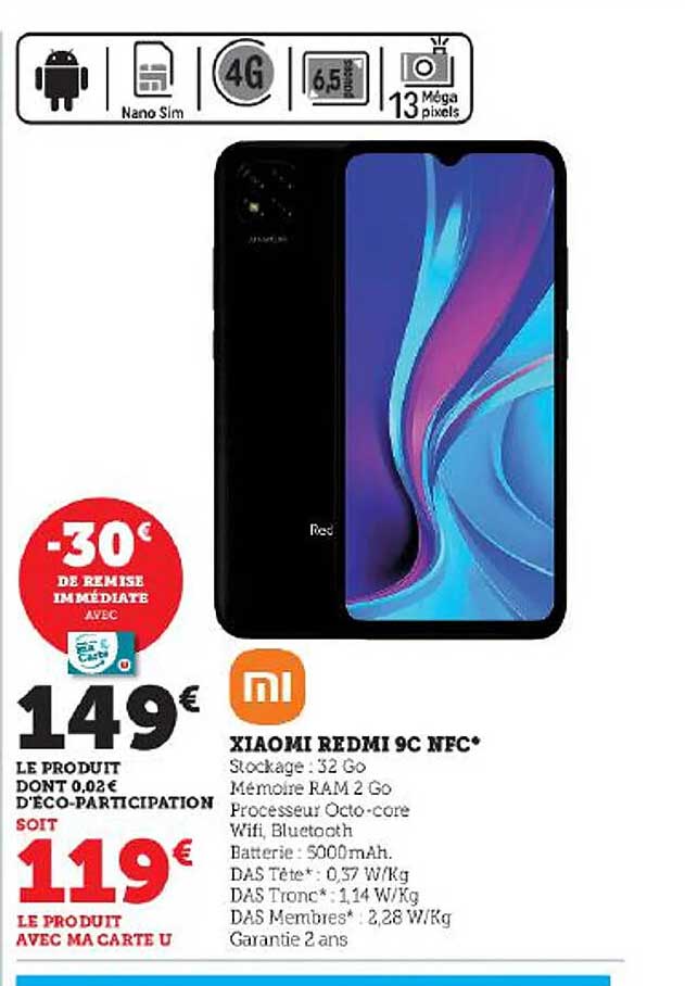 xiaomi redmi 9c nfc