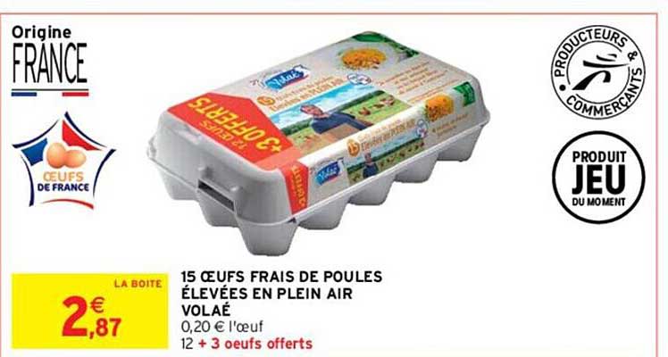 15 œufs Frais De Poules élevées En Plein Air Volaé