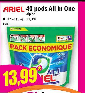 40 pods all in one alpine ariel