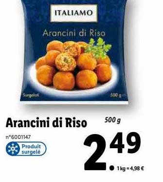arancini di riso italiamo