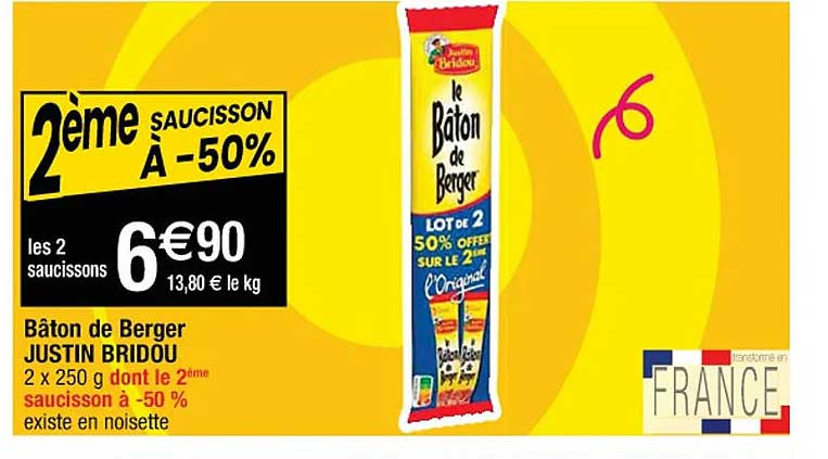 bâton de berger justin bridou