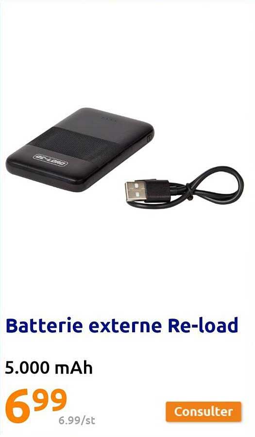 batterie externe re-load