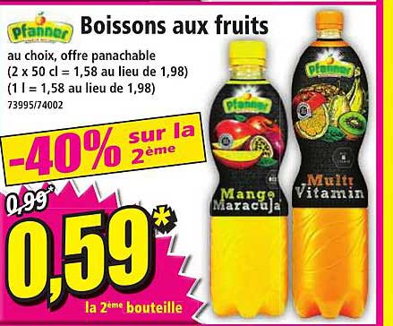 Boissons Aux Fruits Pfanner