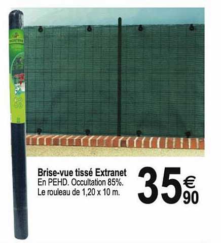 brise-vue tissé extranet