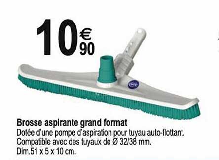 brosse aspirante grand format gré