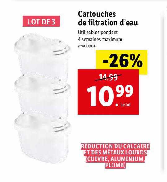 Cartouches De Filtration D'eau