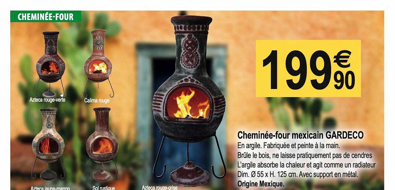 Cheminée-four Mexicain Gardeco