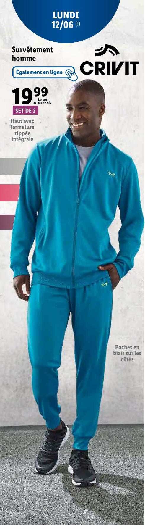 Crivit Survêtement Homme