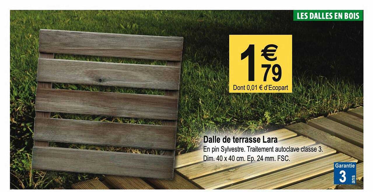 dalle de terrasse lara