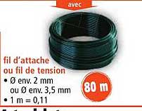 fil d'attache ou fil de tension