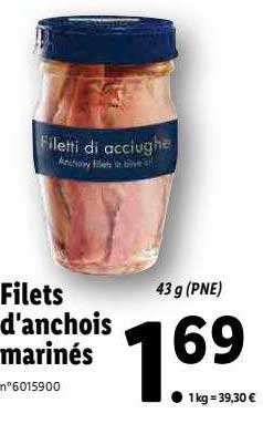 filets d'anchois marinés italiamo